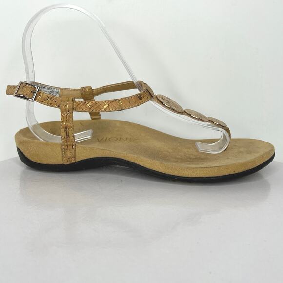 Vionic 7 Lizbeth Womens T Strap Orthotic Sandal Comfort Walking - Picture 1 of 9